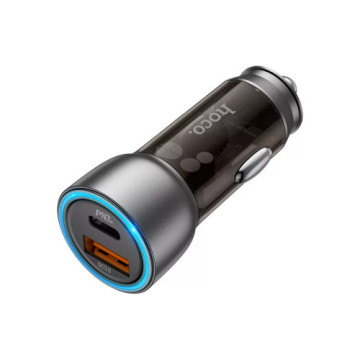 Зарядний пристрій HOCO NZ8 USB-A/Type-C Brown (6931474782700)