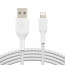 Дата кабель USB 2.0 AM to Lightning 1.0m white Belkin (CAA002BT1MWH)