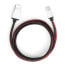 Дата кабель USB 2.0 AM to Type-C 1m pu leather black Vinga (VCPDCTCLS1BK)