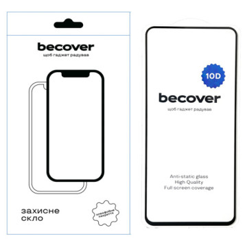 Скло захисне BeCover Tecno Spark 20 (KJ5n)/20C (BG7n) 10D Black (711815)