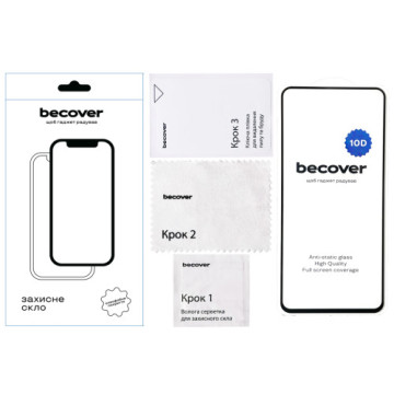 Скло захисне BeCover Tecno Spark 20 (KJ5n)/20C (BG7n) 10D Black (711815)