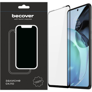 Скло захисне BeCover Motorola Moto G72 Black (709245)