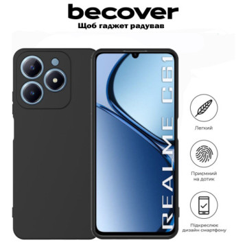 Чохол до мобільного телефона BeCover Realme C61 Black (711898)