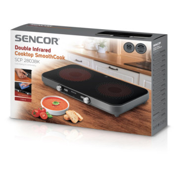 Настільна плита Sencor SCP2803BK