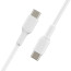 Дата кабель USB-С - USB-С, PVC, 1m, white Belkin (CAB003BT1MWH)