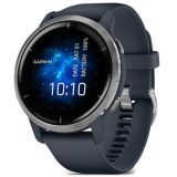 Смарт-годинник Garmin Venu 2, GPS, Wi-Fi, Blue Granite + Passivated (010-02430-10)