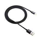 Дата кабель USB 2.0 AM to Lightning 1.0m Black Canyon (CNE-CFI3B)