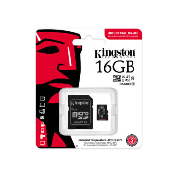 Карта пам'яті Kingston 16GB microSDHC class 10 UHS-I V30 A1 (SDCIT2/16GB)