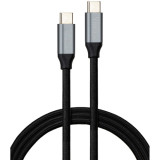 Дата кабель USB-C to USB-C 3.2 Gen 2 1.5m 100W 10GBps Nylon Vinga (VCPDCU3215)