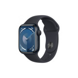 Смарт-годинник Apple Watch Series 9 GPS 41mm Midnight Aluminium Case with Midnight Sport Band - M/L (MR8X3QP/A)