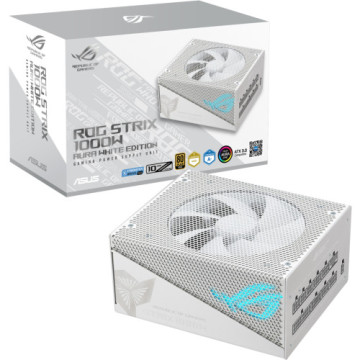 Блок живлення ASUS 1000W ROG Strix PCIE5 Gold Aura White Edition (90YE00P5-B0NA00)