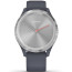 Смарт-годинник Garmin vivomove 3S, Silver, Granite Blue, Silicone (010-02238-20)