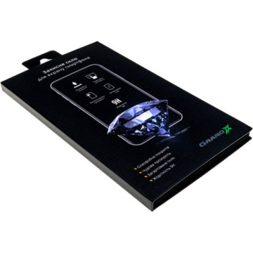 Скло захисне Grand-X Apple iPhone 14 Pro Max 9D black (AIP14PRM9D)