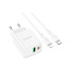 Зарядний пристрій BOROFONE BA69A charger set (C to iP) White (BA69ACLW)