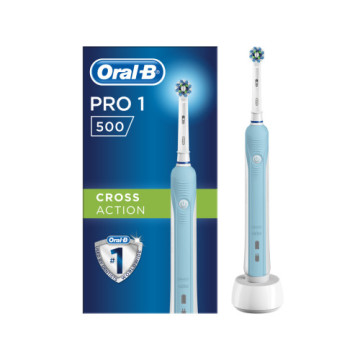 Електрична зубна щітка Oral-B Pro 500/D16.513.1U CrossAction 3756 (4210201851813)