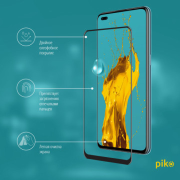 Скло захисне Piko Full Glue Oppo Reno 4 Lite (1283126511189)