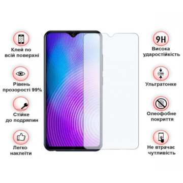 Скло захисне BeCover Tecno Pop 7 (BF6) 3D Crystal Clear Glass (709265)