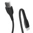 Дата кабель USB 2.0 AM to Type-C 1.0m led black ColorWay (CW-CBUC034-BK)