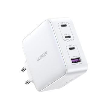 Зарядний пристрій Ugreen Nexode USB-A+3*USB-C 100W GaN Te ch Fast White (CD226/15337)