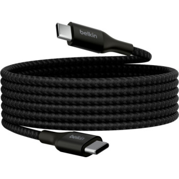 Дата кабель USB-C to USB-C 2.0m 240W Black Belkin (CAB015BT2MBK)