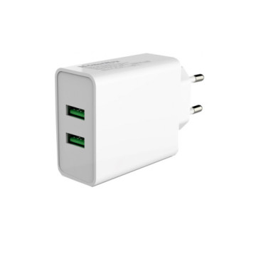 Зарядний пристрій ColorWay 2USB Quick Charge 3.0 (36W) (CW-CHS017Q-WT)