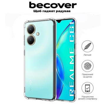 Чохол до мобільного телефона BeCover Anti-Shock Realme C61 Clear (711899)