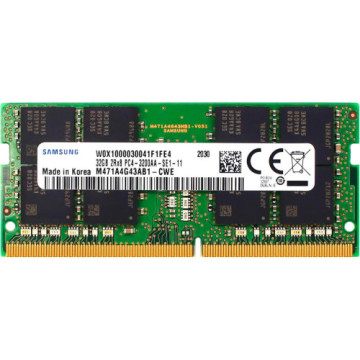 Модуль пам'яті для ноутбука SoDIMM DDR4 32GB 3200 MHz Samsung (M471A4G43BB1-CWE)