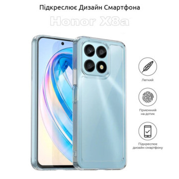 Чохол до мобільного телефона BeCover Honor X8aTransparancy (710139)